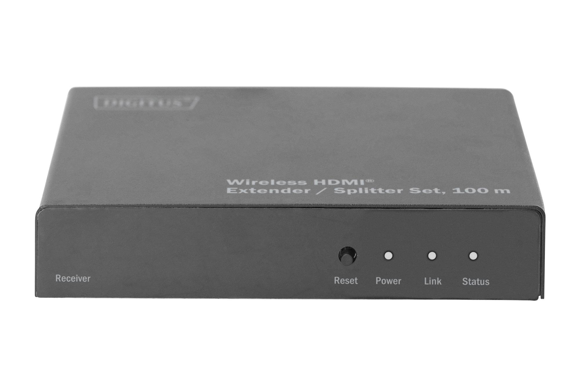 Digitus DS-55315 HDMI-Funkübertragung (Empfänger) 100 m 5 GHz 1024 x 720 Pixel, 1080 x 720 Pixel, 1200 x 720 Pixel, 1280 x 720 Pixel, 1334 x 720 Pix