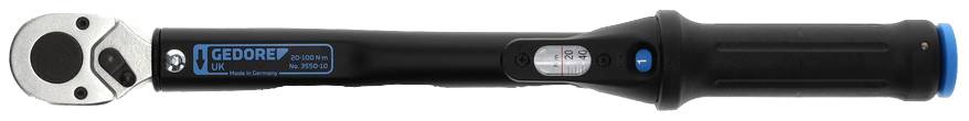 Gedore 3550-10 UK 2958031 Drehmomentschlüssel 1/2" (12.5 mm) 20 - 100 Nm