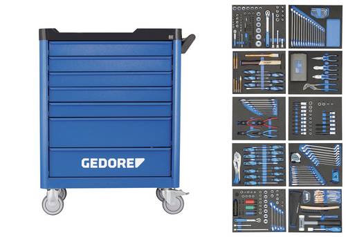 Gedore 2980347 Werkzeugwagen Stahlblech