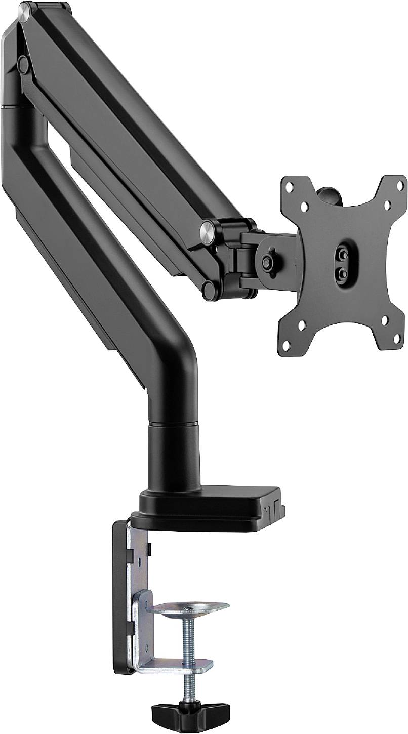 Digitus DA-90394 1fach Monitor-Tischhalterung 38,1cm (15") - 81,3cm (32") Schwarz Drehbar, Höhenverstellbar, Neigbar