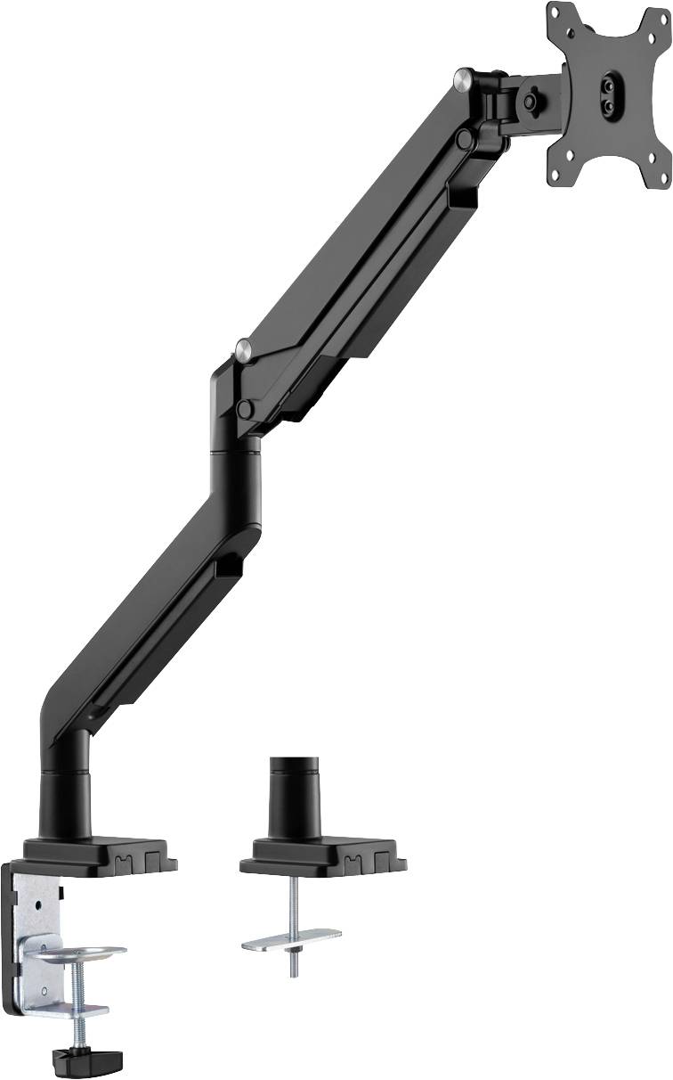 Digitus DA-90394 1fach Monitor-Tischhalterung 38,1cm (15") - 81,3cm (32") Schwarz Drehbar, Höhenverstellbar, Neigbar