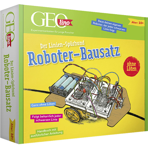 Franzis Verlag Roboter Bausatz GEOlino - Der Linien-Spürhund Bausatz 67076