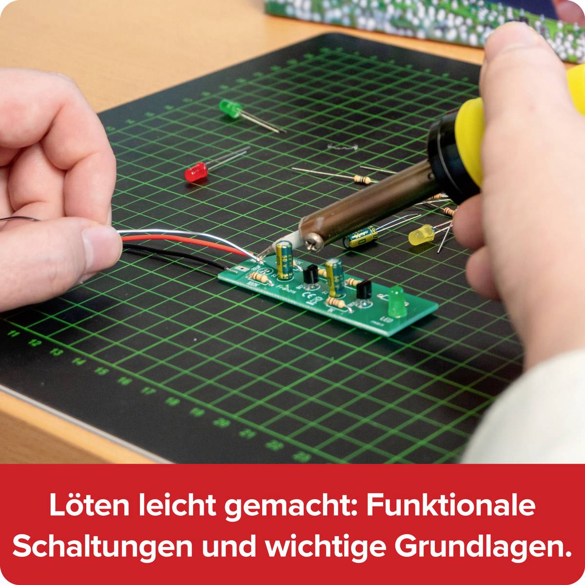 FRANZIS Verlag 67122 Mach's einfach - Löten lernen Löten Maker Kit ab 14 Jahre