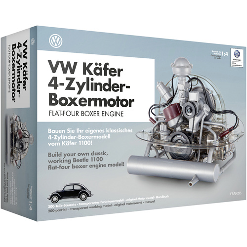 Franzis Verlag VW Käfer 4-Zylinder Boxermotor Bausatz ab 14 Jahre mit Motor