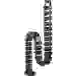 Digitus Kabel-Bündelschlauch Kunststoff, Metall, ABS, ABS Kunststoff Schwarz flexibel (L x B x H) 35 x 67 x 1300mm 1 St. DA-90505