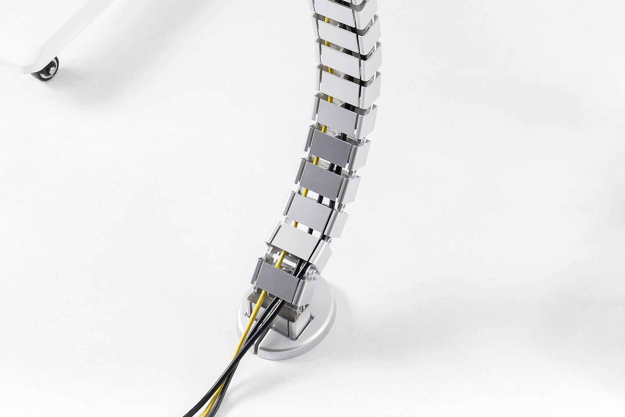 Digitus Kabel-Bündelschlauch 130cm ABS Kunststoff, Metall Silber flexibel (L x B x H) 130 x 6.7 x 3.5cm 1 St. DA-90506