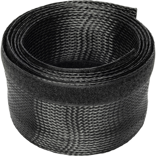 Digitus Tube guide-câbles polyester noir flexible (L x l x H) 2000 x 85 x 3 mm 1 pc(s) DA-90507