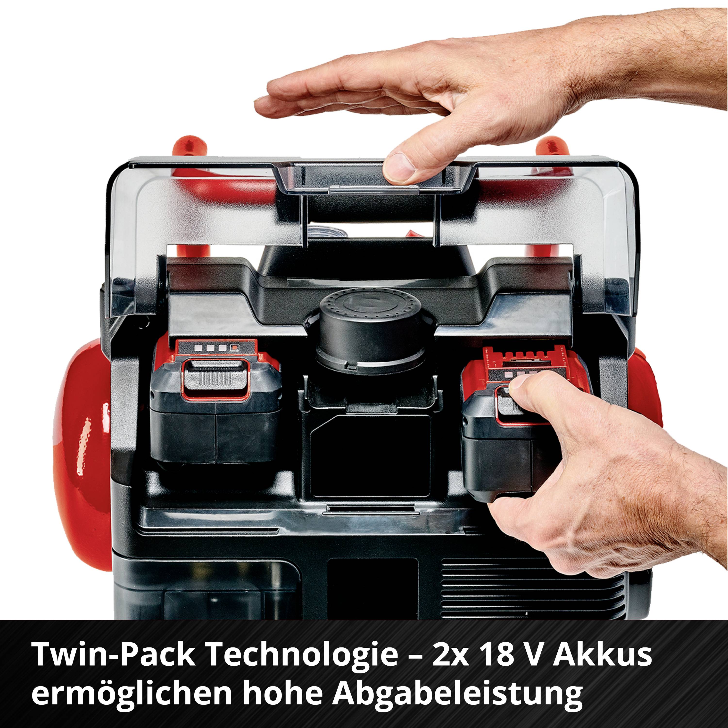 Einhell 4020450 Kompressor Power X-Change TE-AC 36/6/8 Li – Solo 8 bar 1 Zylinder