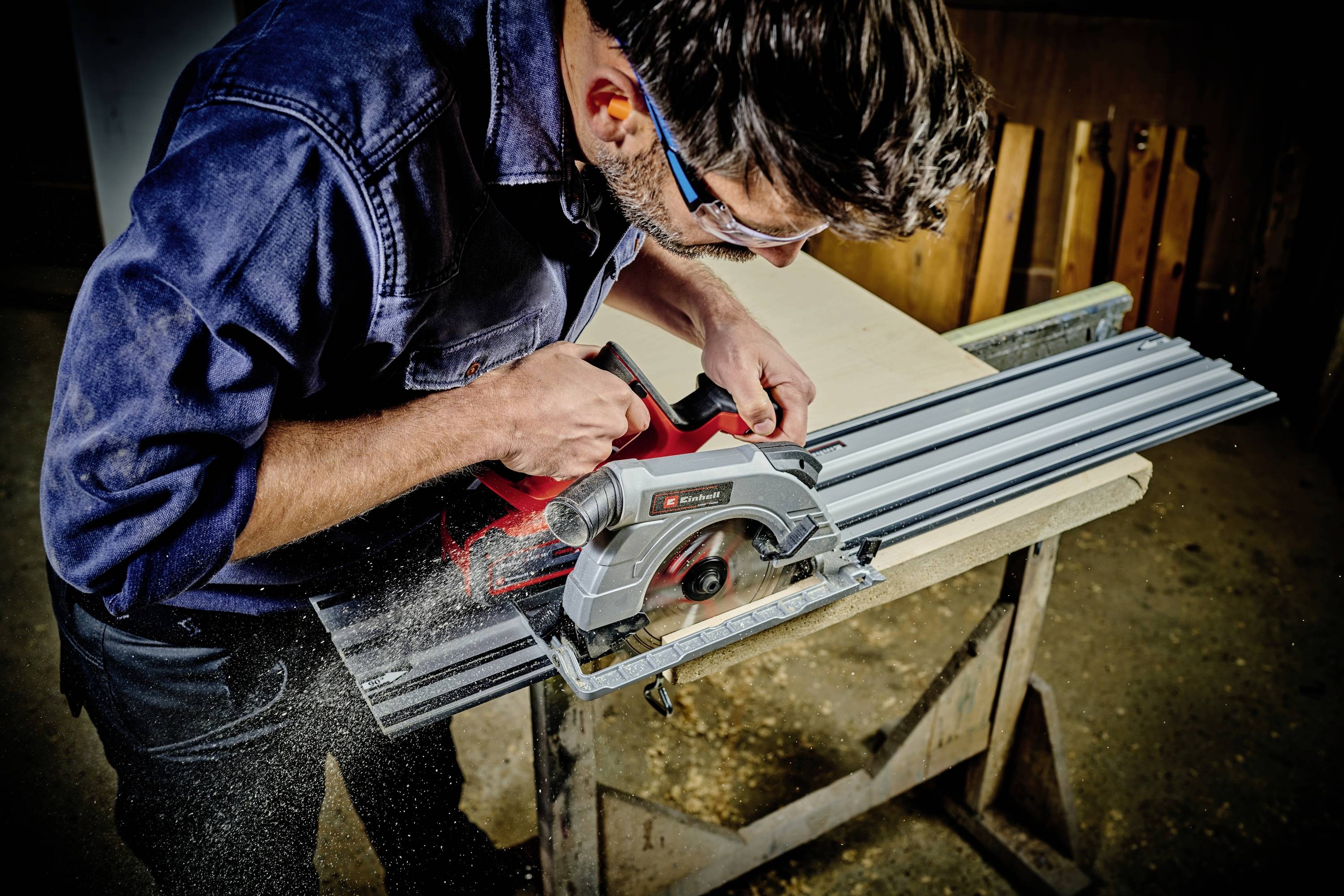 Einhell Professional TP-CS 18/190 Li BL - Solo Akku-Handkreissäge Schnitttiefe max. (90°) 65mm bürstenlos, ohne Akku, ohne