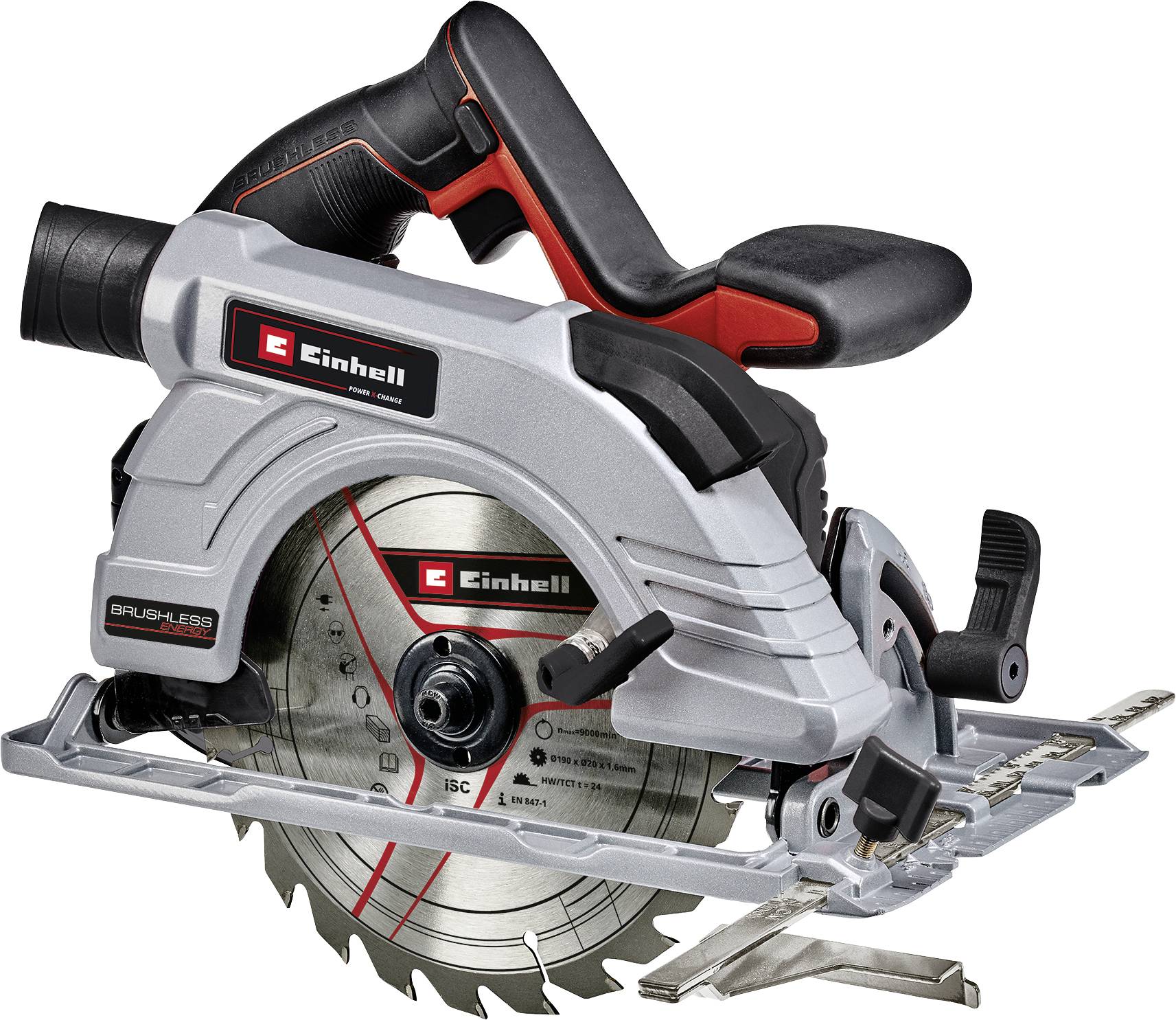 Einhell Professional TP-CS 18/190 Li BL - Solo Akku-Handkreissäge Schnitttiefe max. (90°) 65mm bürstenlos, ohne Akku, ohne