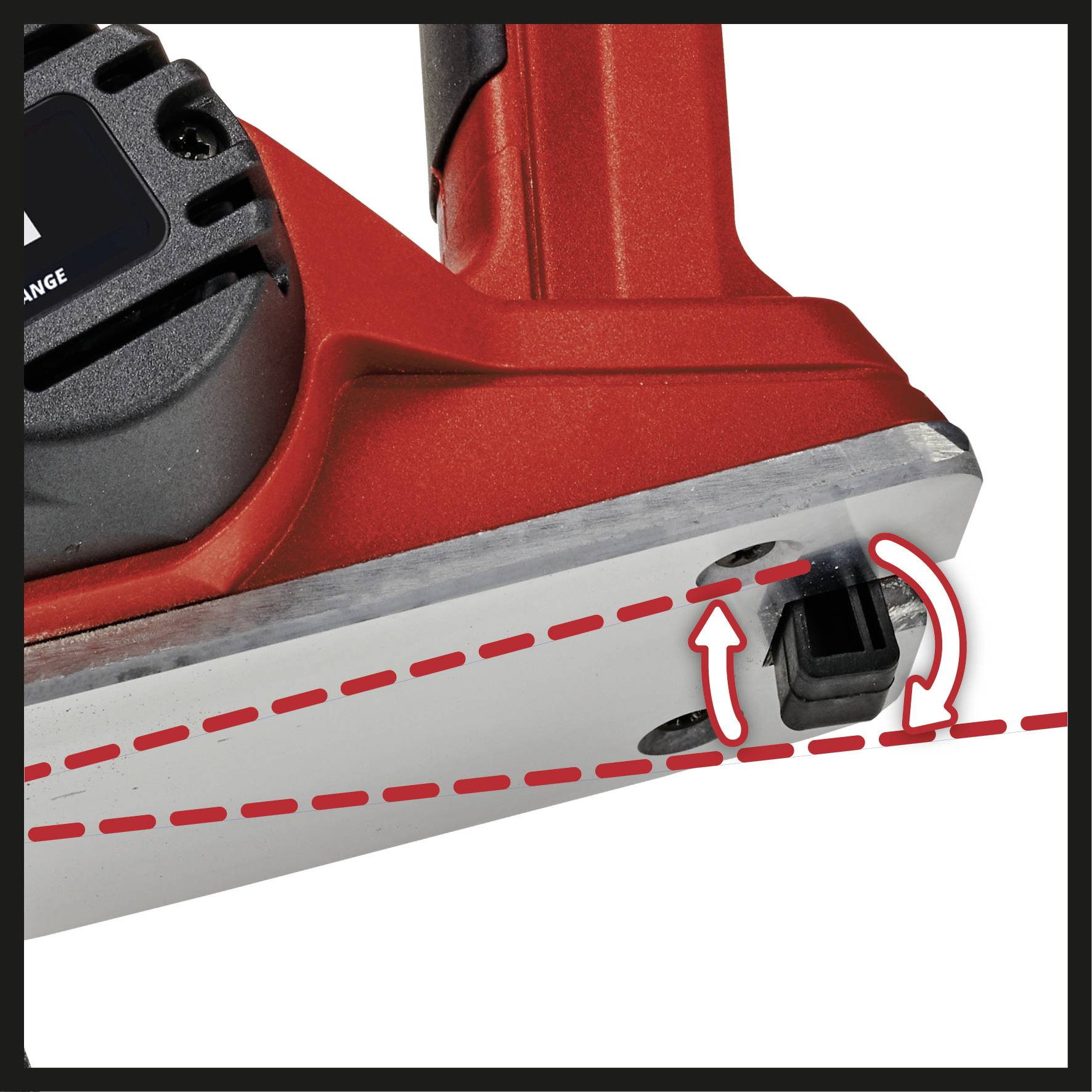 Einhell TE-PL 18/82 Li - Solo Akku-Hobel mit Zubehör, ohne Akku, ohne Ladegerät Hobel-Breite: 82mm 18V Falztiefe (max.): 8mm