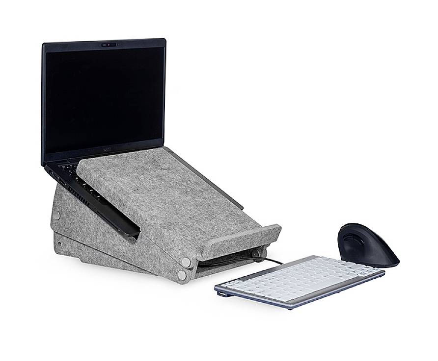 BakkerElkhuizen BNETOP320CLGY Notebook-Ständer