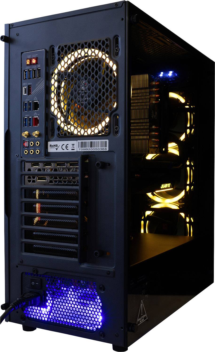 Joy-it Gaming PC Intel® Core™ i9 i9-10900X 32GB 4TB HDD 500GB SSD Nvidia GeForce RTX 3080 Windows® 10 Pro