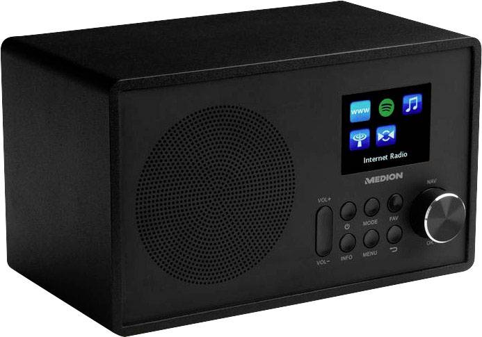 Medion E85080 Internet Küchenradio UKW AUX, WLAN, Internetradio Schwarz