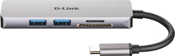 5-in-1 USB-C-Hub DUB-M530 2x USB 3.0