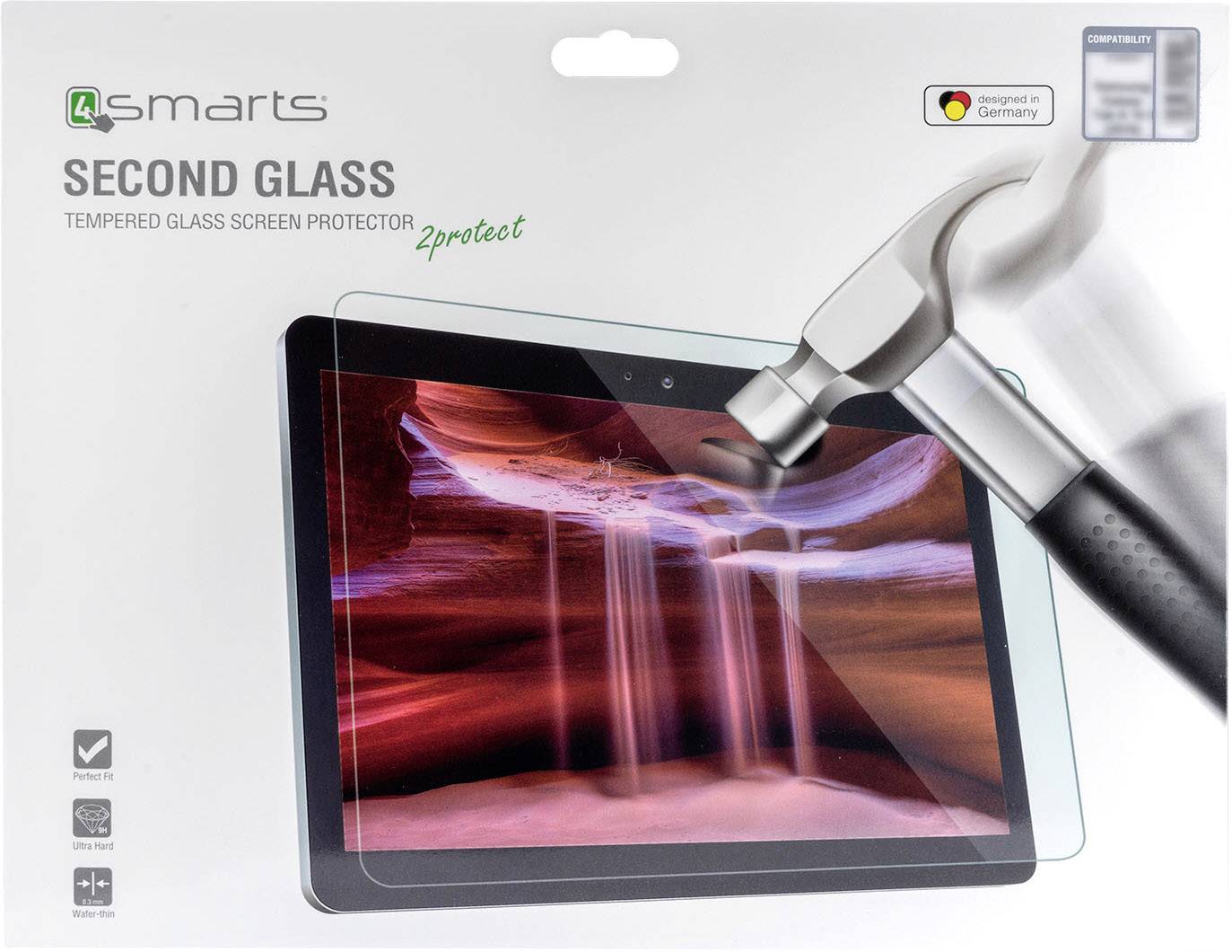 4Smarts Second Glass 2.5D Displayschutzglas Samsung Galaxy Tab S6 Lite 1 St.