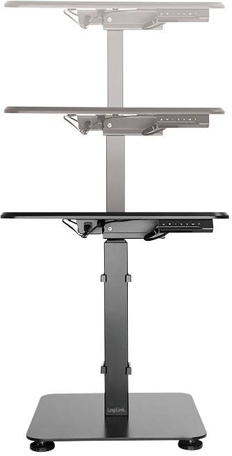 LogiLink Stehtisch EO0013 Schwarz EO0013 Farbe der Tischplatte: Schwarz elektrisch höhenverstellbar, ergonomisch max. Höhe: 1280 mm