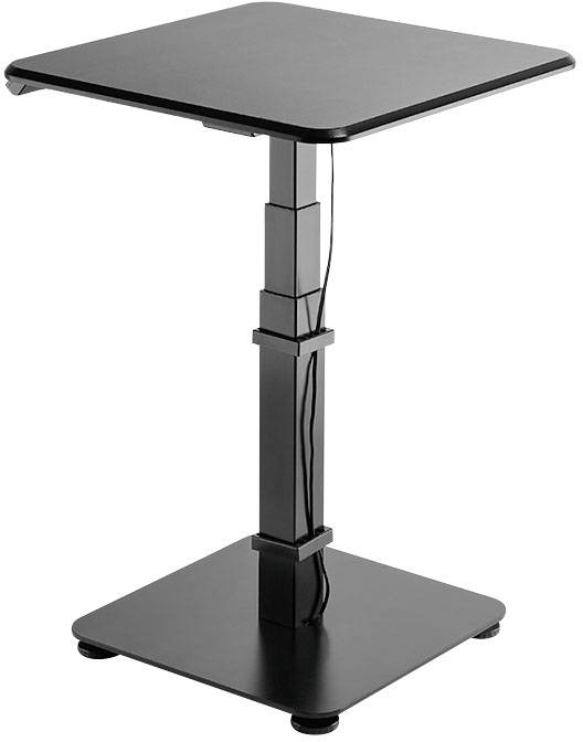 LogiLink Stehtisch EO0013 Schwarz EO0013 Farbe der Tischplatte: Schwarz elektrisch höhenverstellbar, ergonomisch max. Höhe: 1280 mm