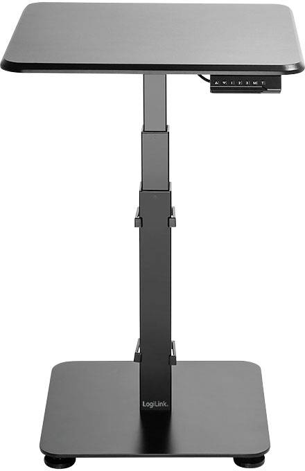 LogiLink Stehtisch EO0013 Schwarz EO0013 Farbe der Tischplatte: Schwarz elektrisch höhenverstellbar, ergonomisch max. Höhe: 1280 mm
