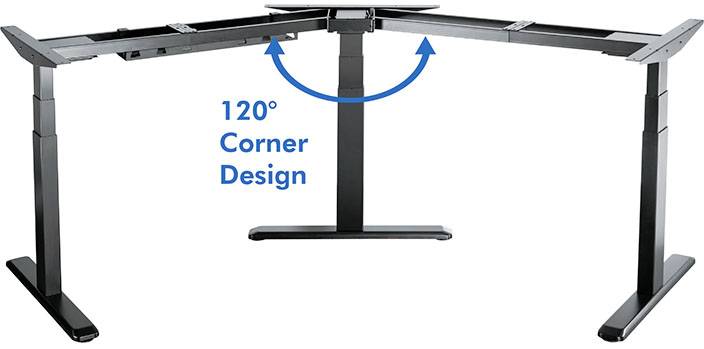 LogiLink Sitz-/Steh-Schreibtischgestell elektrisch höhenverstellbar, ergonomisch Höhen-Bereich: 920 bis 1280mm (B x T) 1815mm