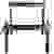 LogiLink Sitz-/Steh-Schreibtischgestell elektrisch höhenverstellbar Höhen-Bereich: 620 bis 1280mm (B x T) 1400mm x 620mm Schwarz