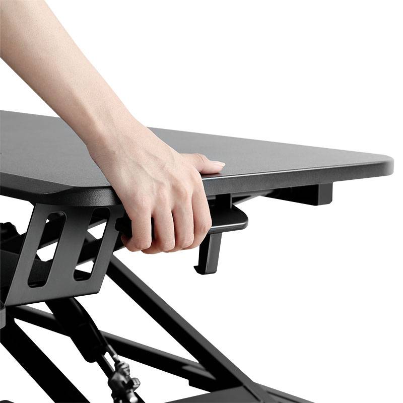 LogiLink EO0033 Sitz-Steh-Schreibtischaufsatz Höhen-Bereich: 100 bis 505mm Schwarz