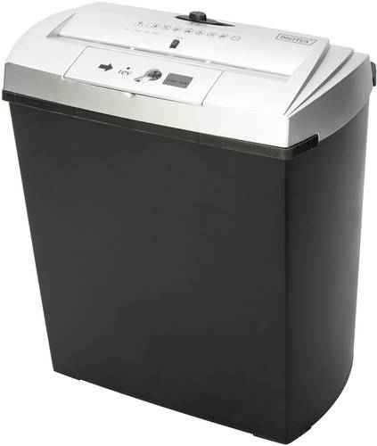 Digitus DA-81605 Aktenvernichter CD-Vernichtung, Streifenschnitt 7mm 13l Blattanzahl (max.): 7 Siche