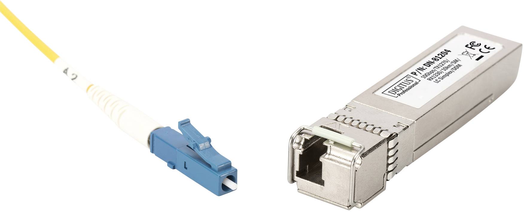 Digitus DN-81204 DN-81204 SFP+ Transceiver-Modul 10 GBit/s 10 km Modultyp LC