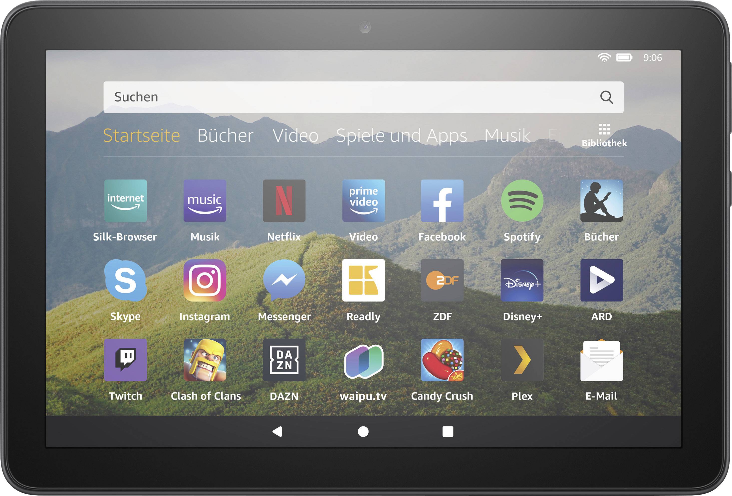 Amazon Fire HD 8 Kids WiFi Schwarz Android-Tablet 20.3cm (8 Zoll) 2GHz 1280 x 800 Pixel