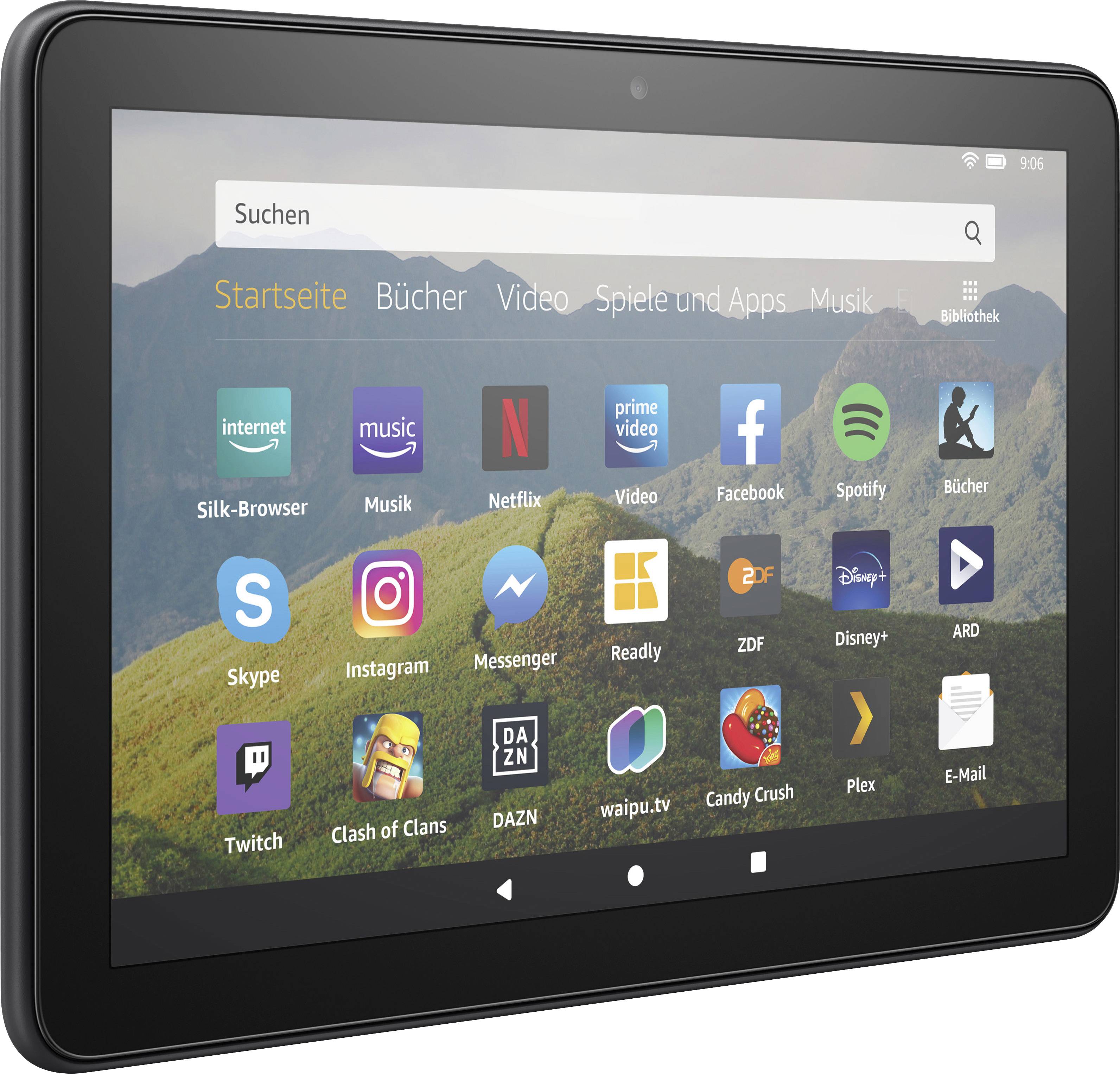 Amazon Fire HD 8 Kids WiFi Schwarz Android-Tablet 20.3cm (8 Zoll) 2GHz 1280 x 800 Pixel