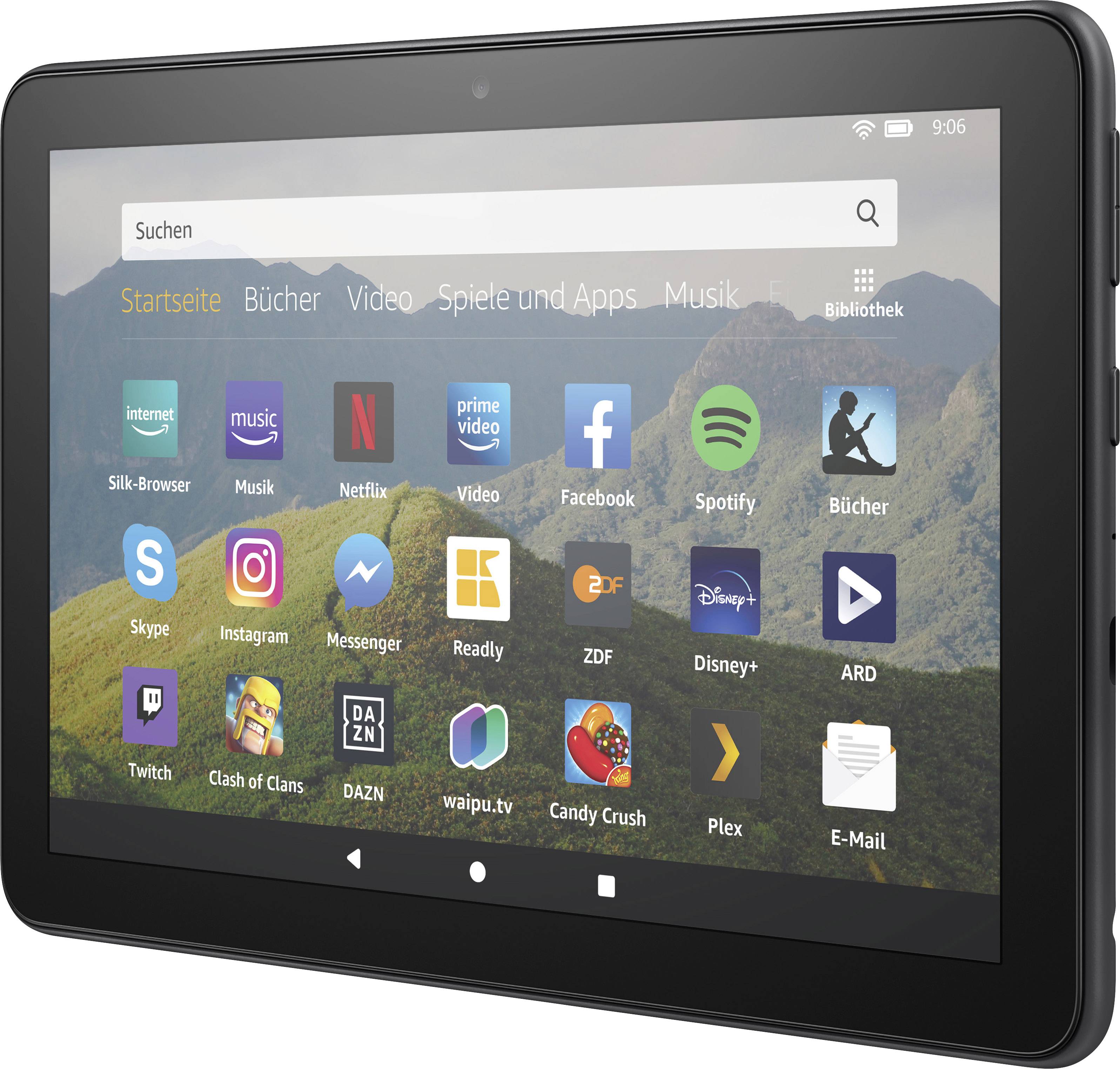 Amazon Fire HD 8 Kids WiFi Schwarz Android-Tablet 20.3cm (8 Zoll) 2GHz 1280 x 800 Pixel