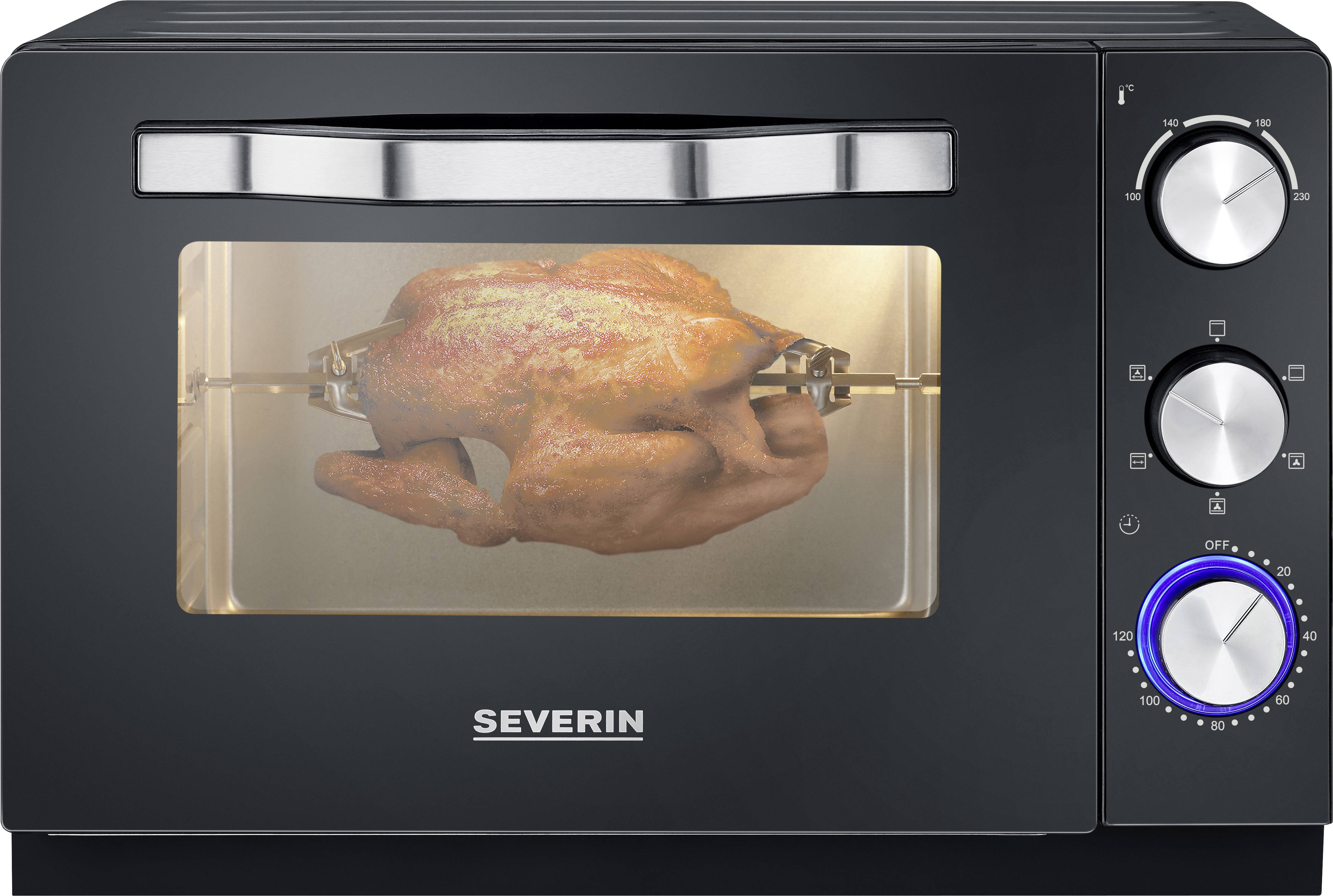 Severin 2071 Minibackofen Timerfunktion 20 l