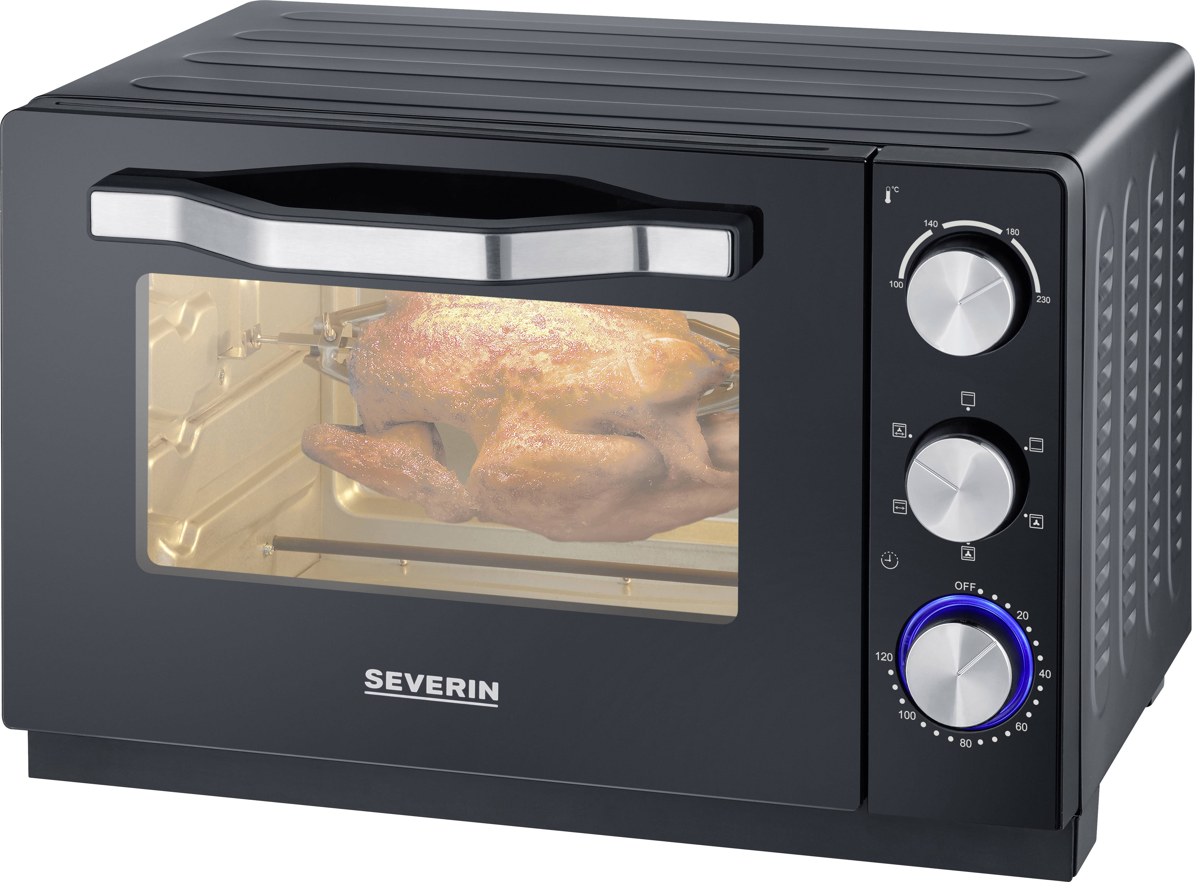 Severin 2071 Minibackofen Timerfunktion 20 l