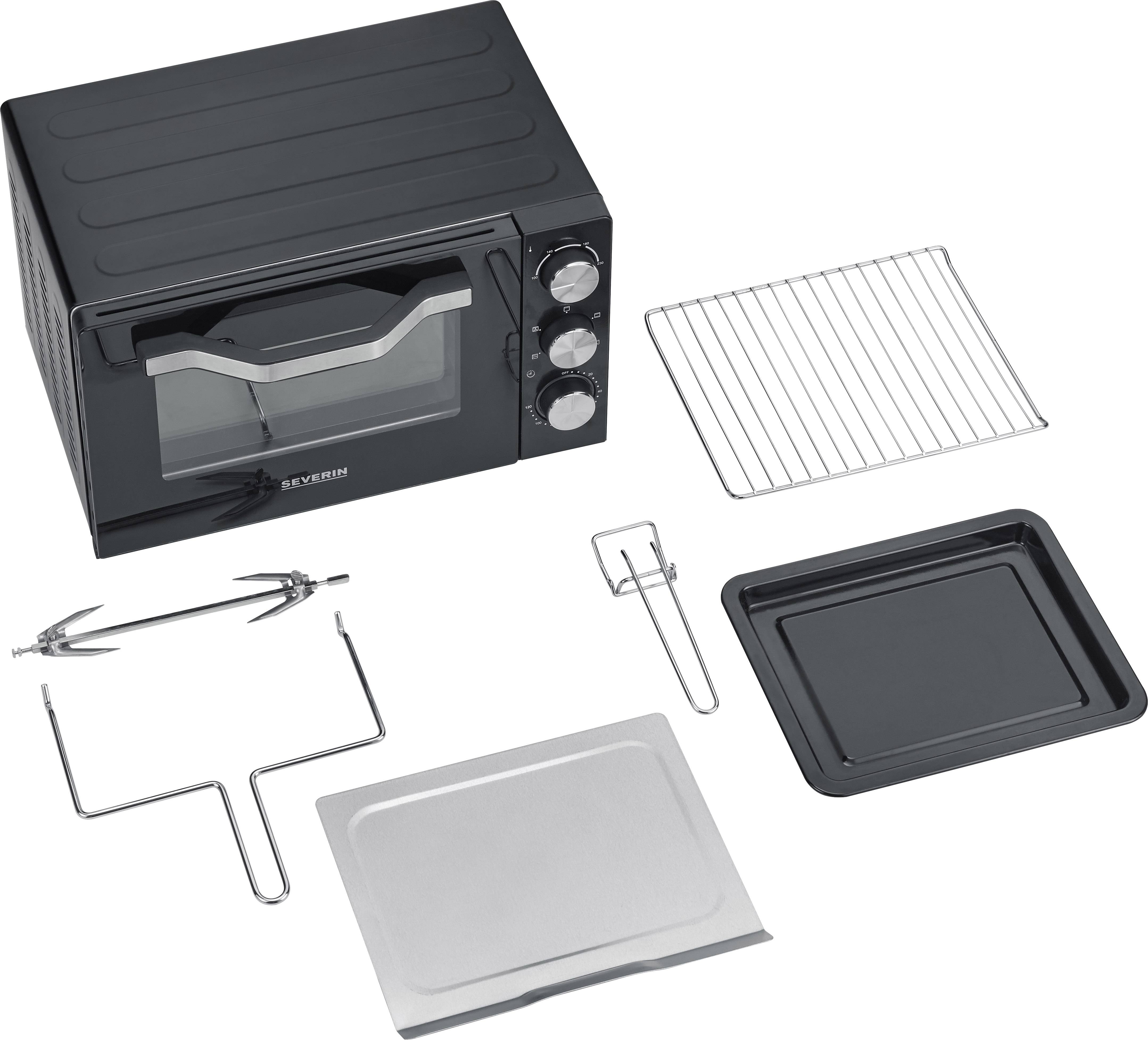 Severin 2071 Minibackofen Timerfunktion 20 l