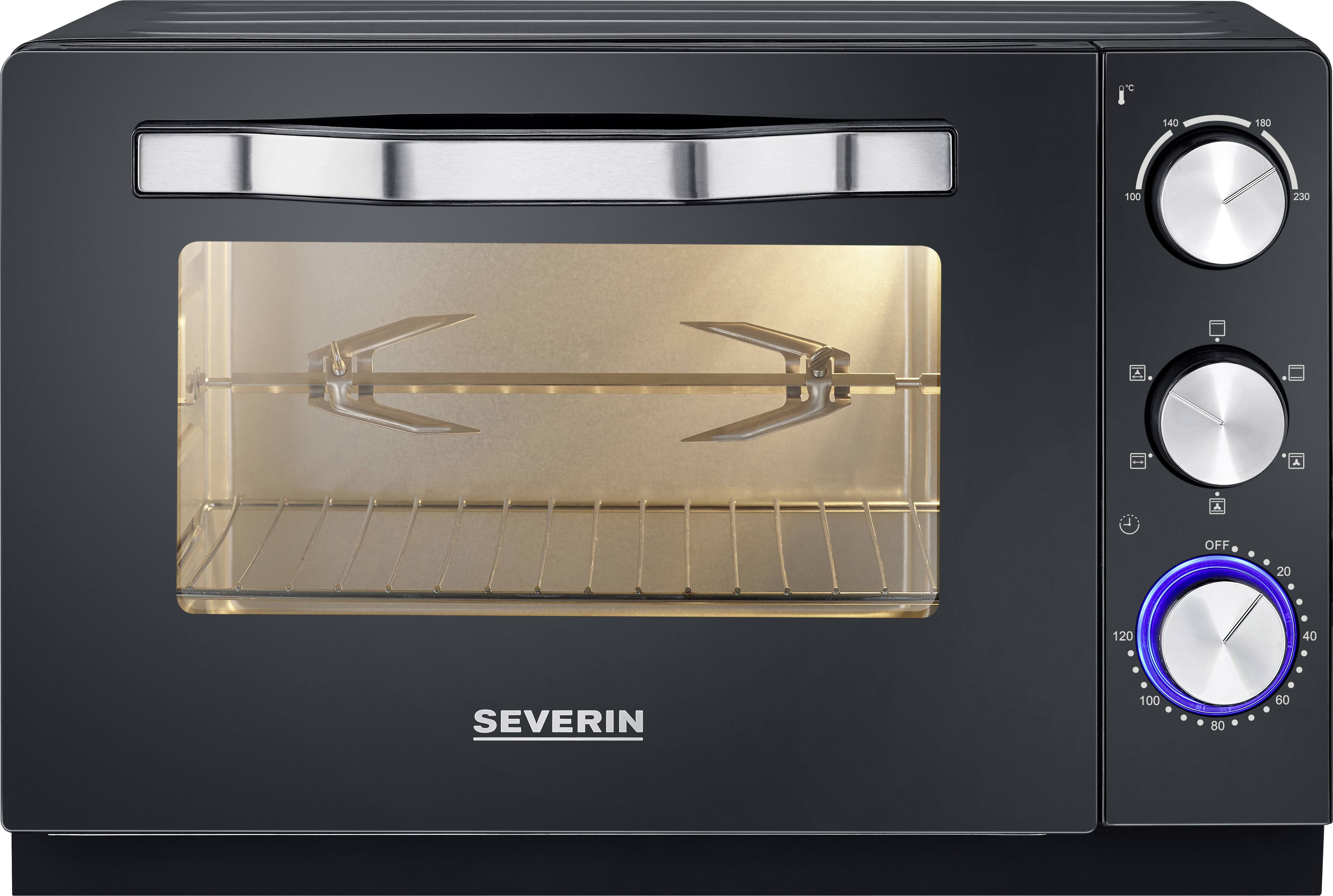 Severin 2071 Minibackofen Timerfunktion 20 l