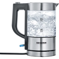 Severin 3472 Wasserkocher schnurlos, Überhitzungsschutz Edelstahl (gebürstet), Schwarz Fassungsvermögen: 0.5l Severin 3472 Wasserkocher schnurlos, Überhitzungsschutz Edelstahl (gebürstet), Schwarz Fassungsvermögen: 0.5l