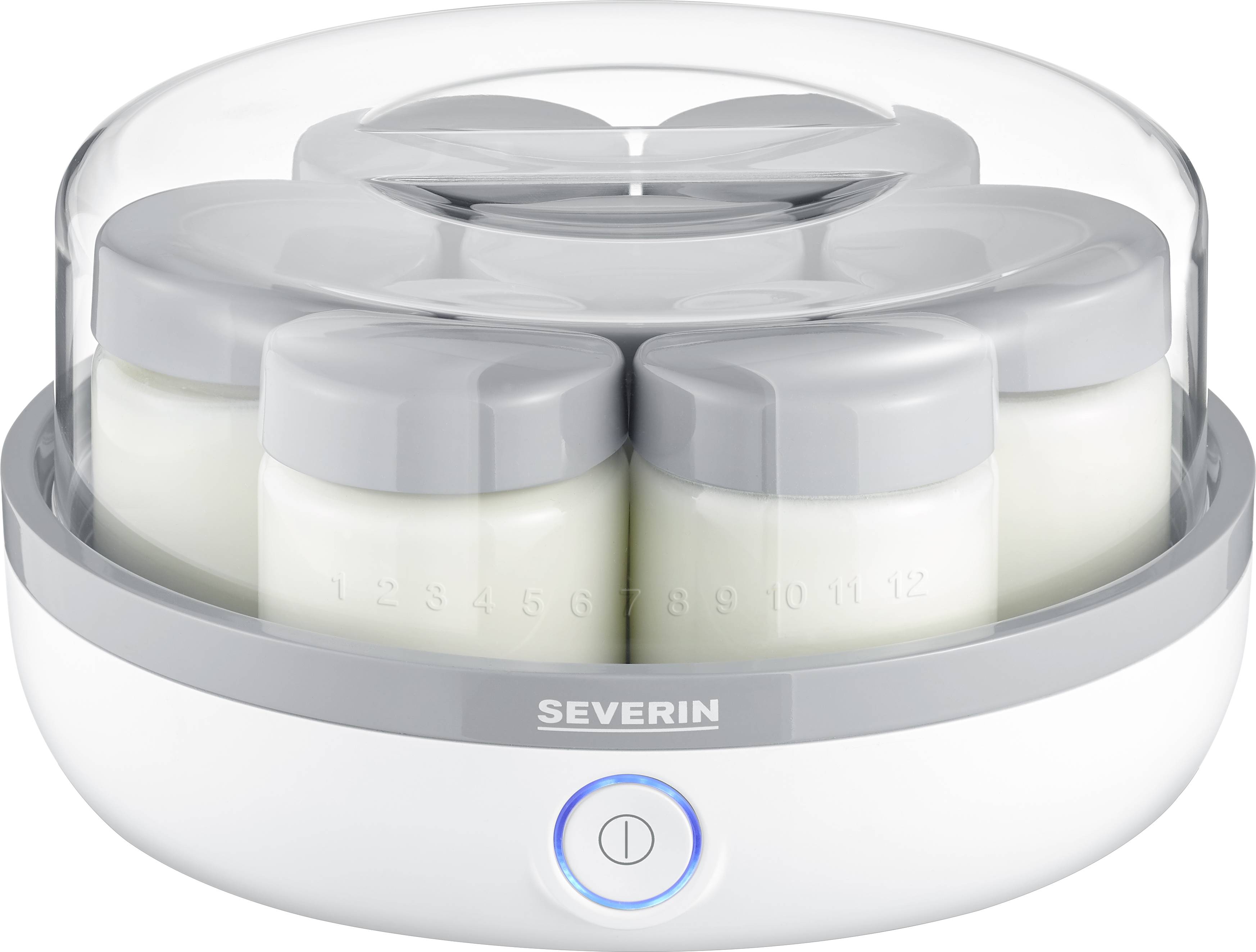 Severin 3518 Joghurtbereiter Weiß, Grau