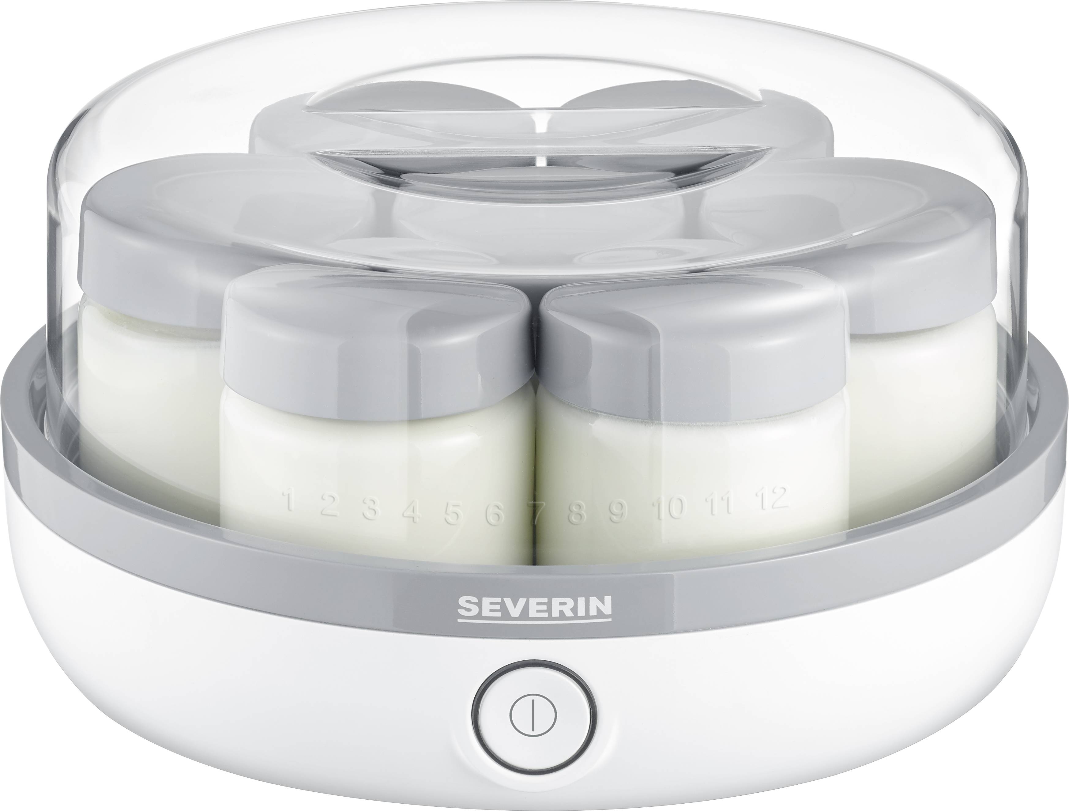Severin 3518 Joghurtbereiter Weiß, Grau
