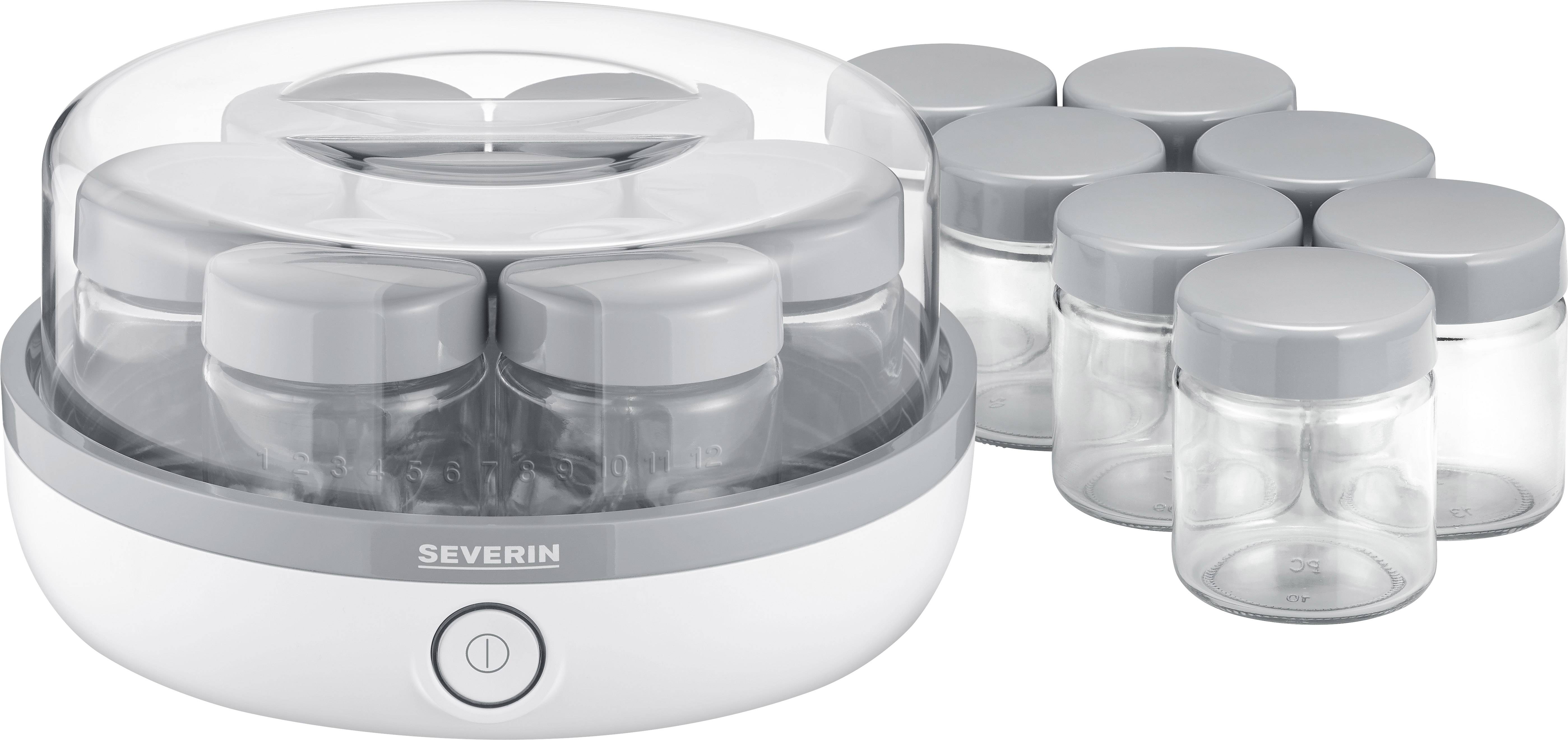 Severin 3518 Joghurtbereiter Weiß, Grau
