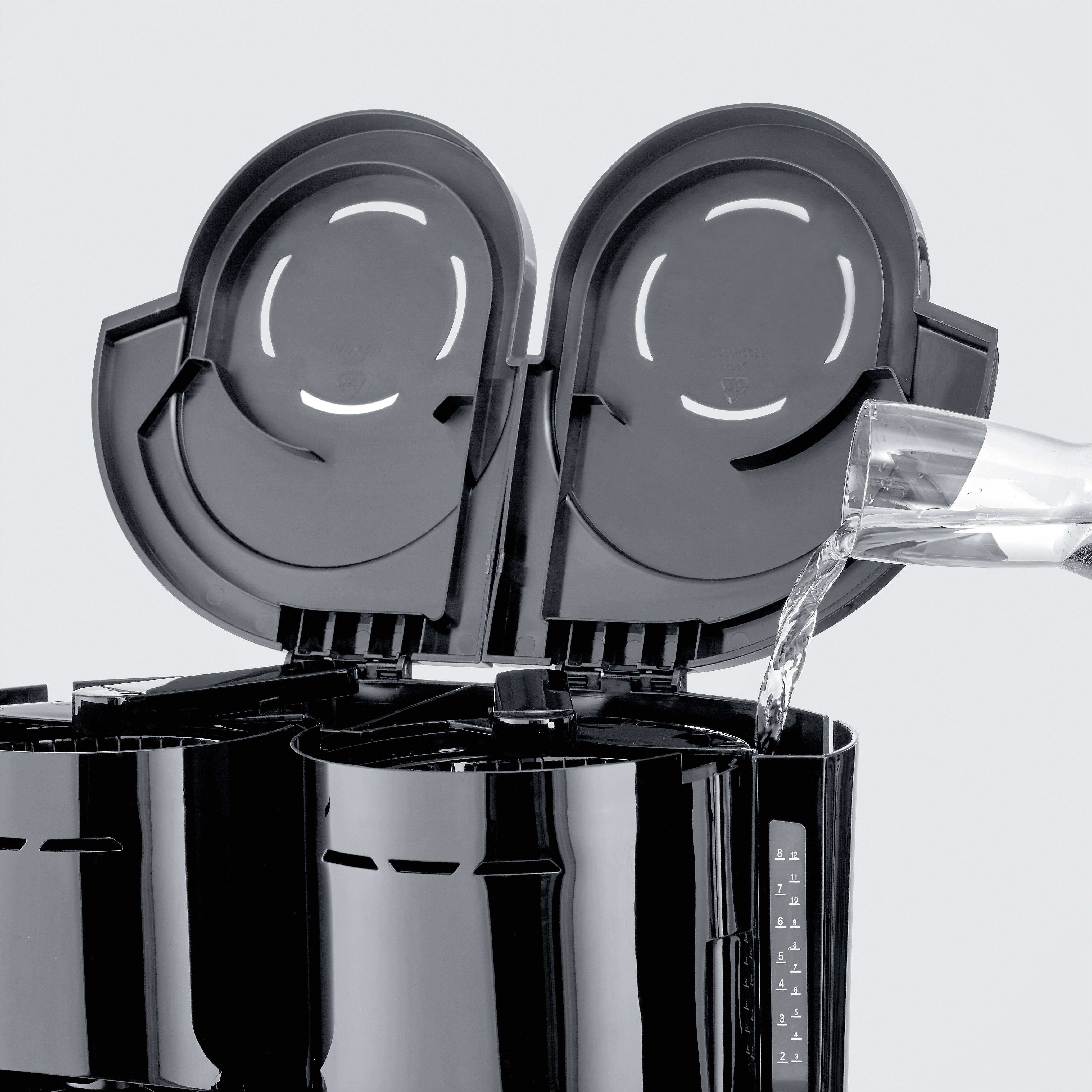 Severin 5829 Kaffeemaschine Schwarz Fassungsvermögen Tassen=8 Isolierkanne