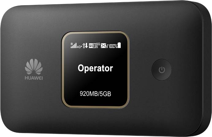 HUAWEI E5785-92c Mobiler LTE-WLAN-Hotspot bis 16 Geräte 300 MBit/s MIMO Schwarz