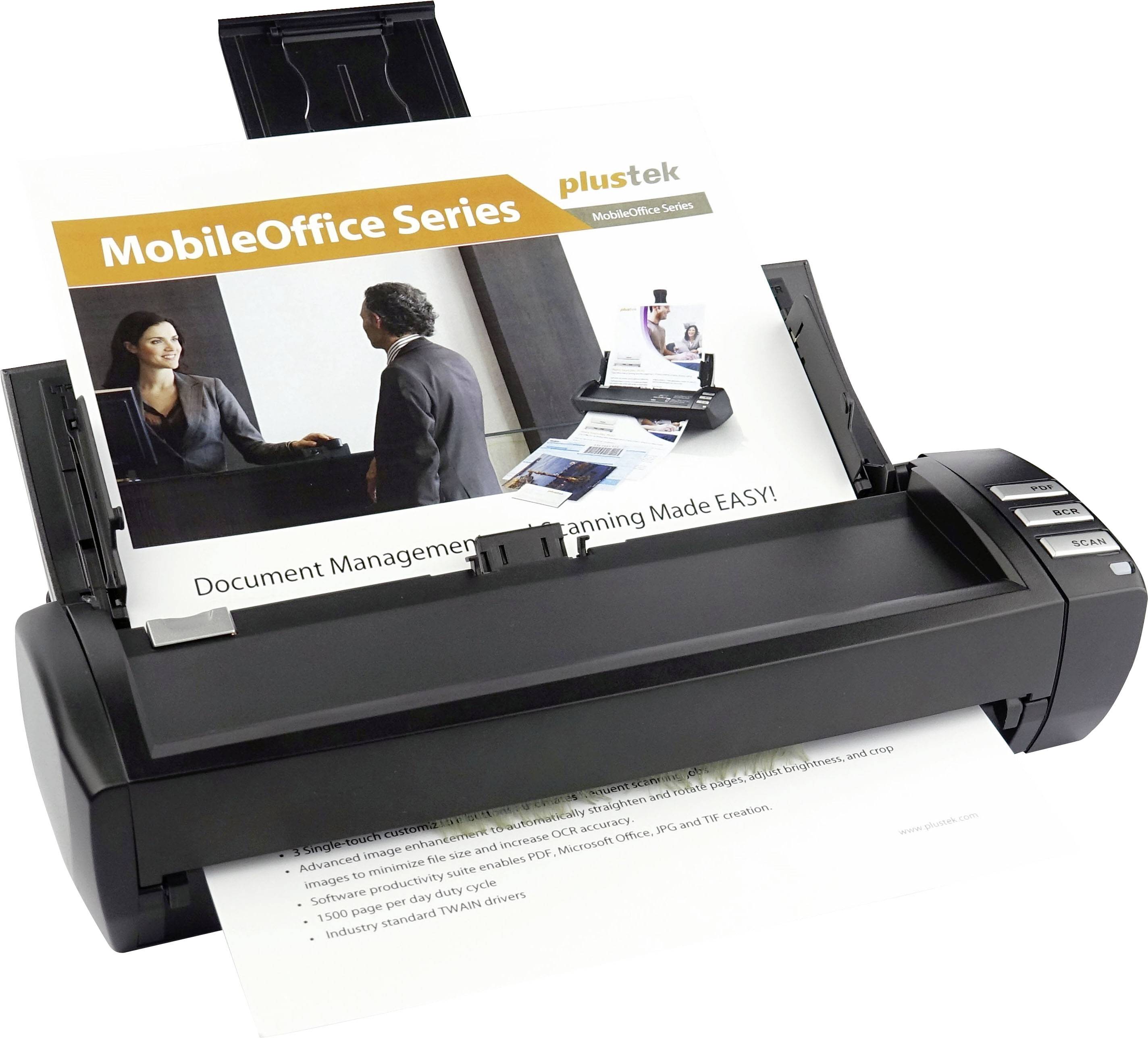 Plustek MobileOffice AD480 Mobiler Duplex-Dokumentenscanner 216 x 914 mm 600 x 600 dpi 20 Seiten/min USB-A (USB 2.0)