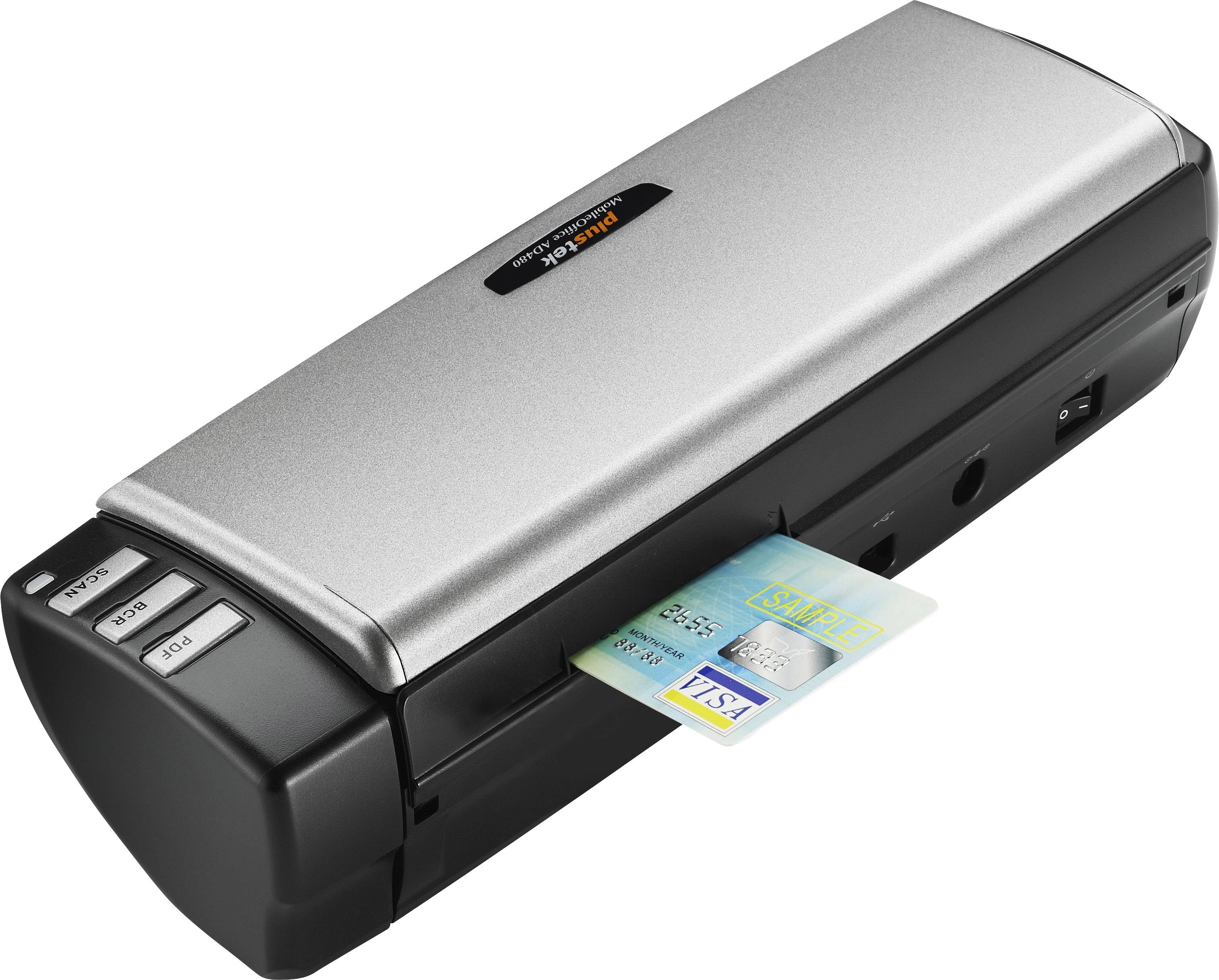 Plustek MobileOffice AD480 Mobiler Duplex-Dokumentenscanner 216 x 914 mm 600 x 600 dpi 20 Seiten/min USB-A (USB 2.0)