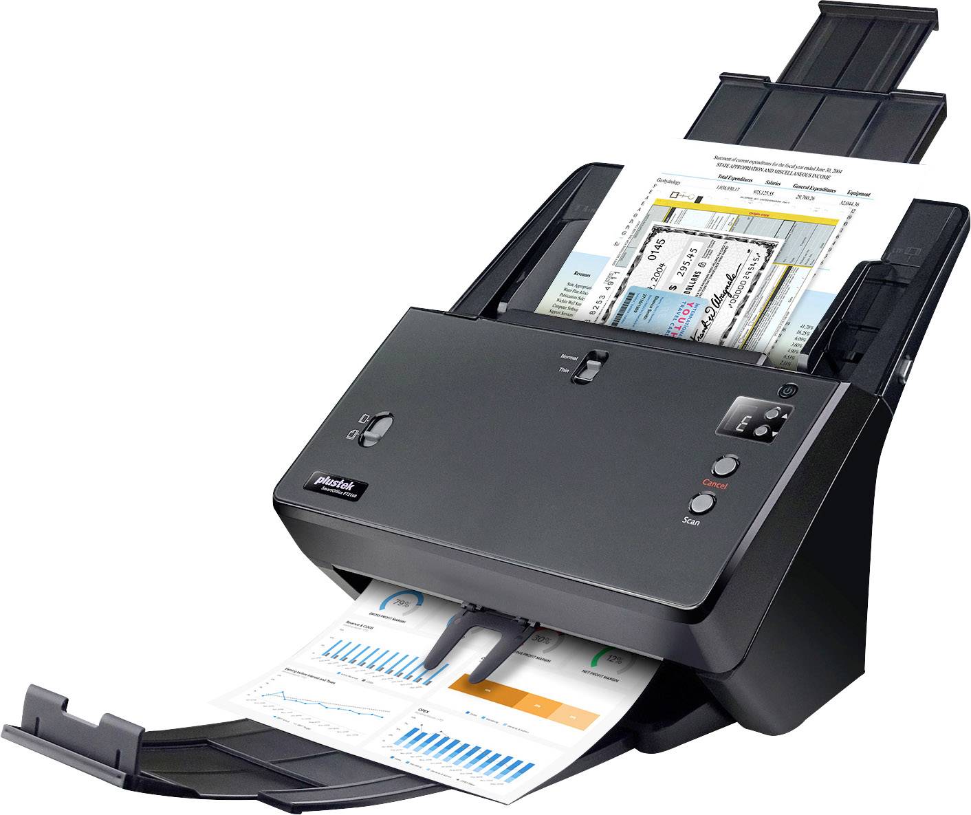 Plustek SmartOffice PT2160 Duplex-Dokumentenscanner 216 x 5080 mm 600 x 600 dpi 60 Seiten/min USB 3.2 Gen 1 (USB 3.0)