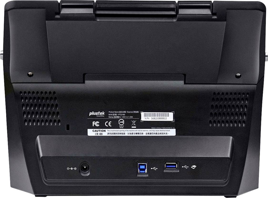 Plustek SmartOffice PT2160 Duplex-Dokumentenscanner 216 x 5080 mm 600 x 600 dpi 60 Seiten/min USB 3.2 Gen 1 (USB 3.0)