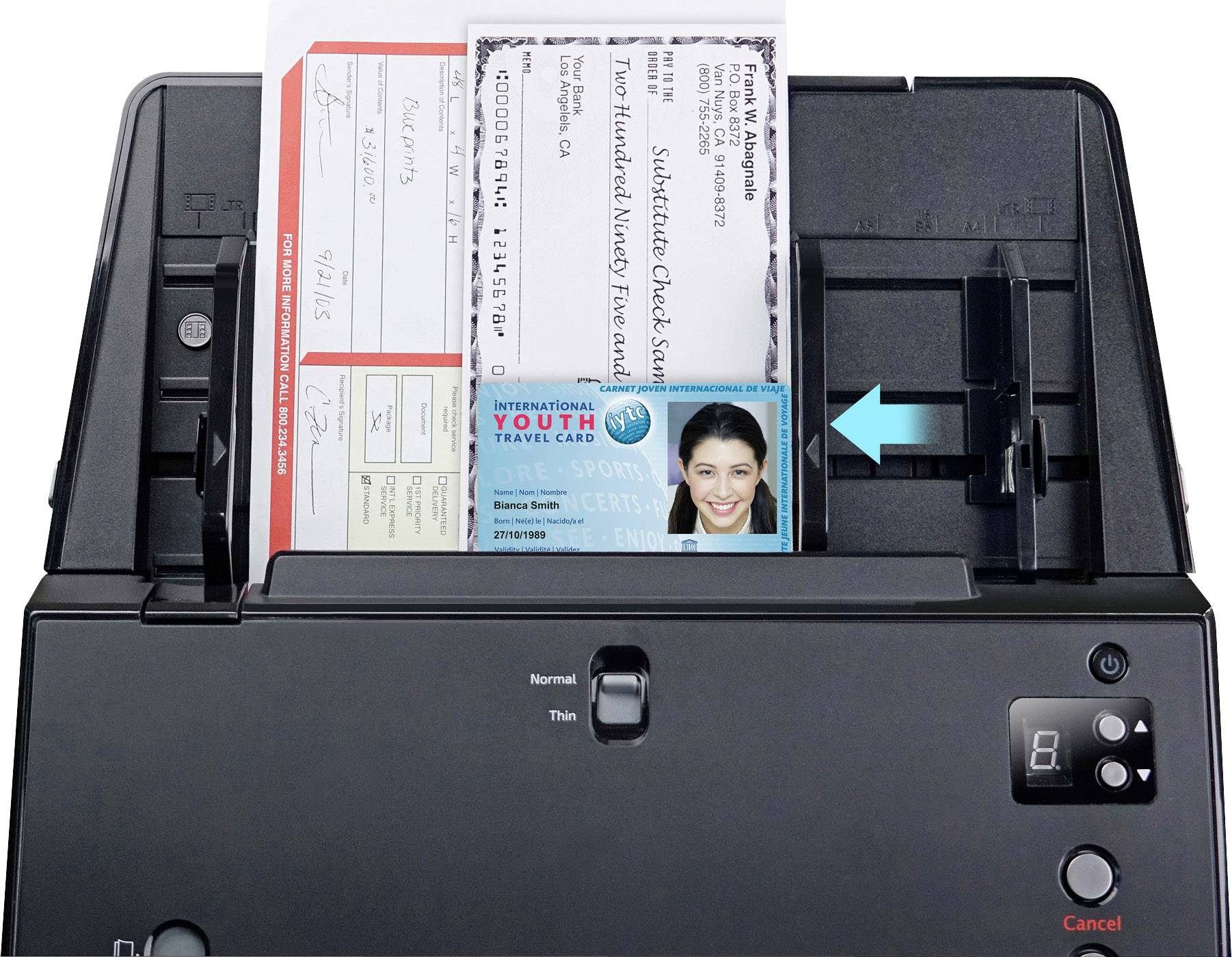 Plustek SmartOffice PT2160 Duplex-Dokumentenscanner 216 x 5080 mm 600 x 600 dpi 60 Seiten/min USB-A (USB 3.2 Gen 1)