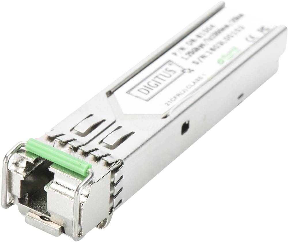 Digitus DN-81004-01 DN-81004-01 SFP (Mini-GBIC) Transceiver-Modul 1.25 GBit/s 20 km Modultyp LC
