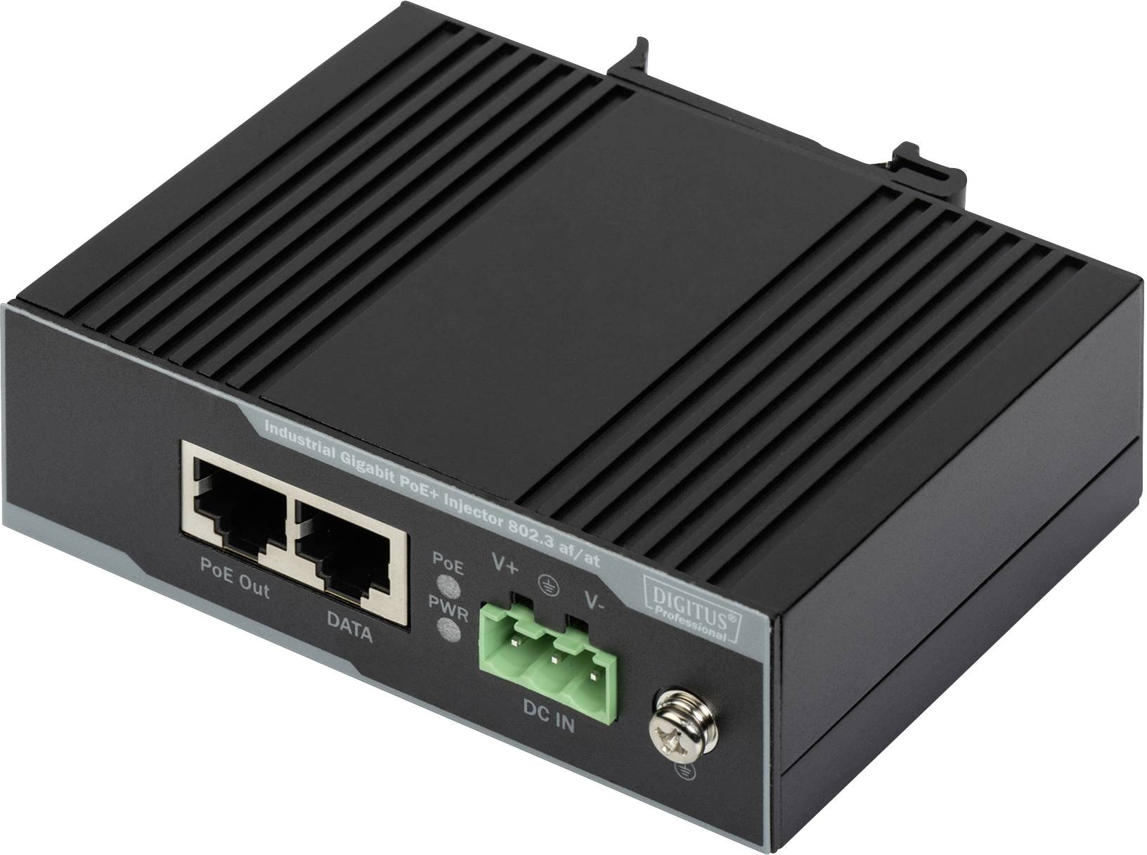Digitus DN-651112 PoE Injektor 10 / 100 / 1000 MBit/s IEEE 802.3af (12.95 W), IEEE 802.3at (25.5 W)