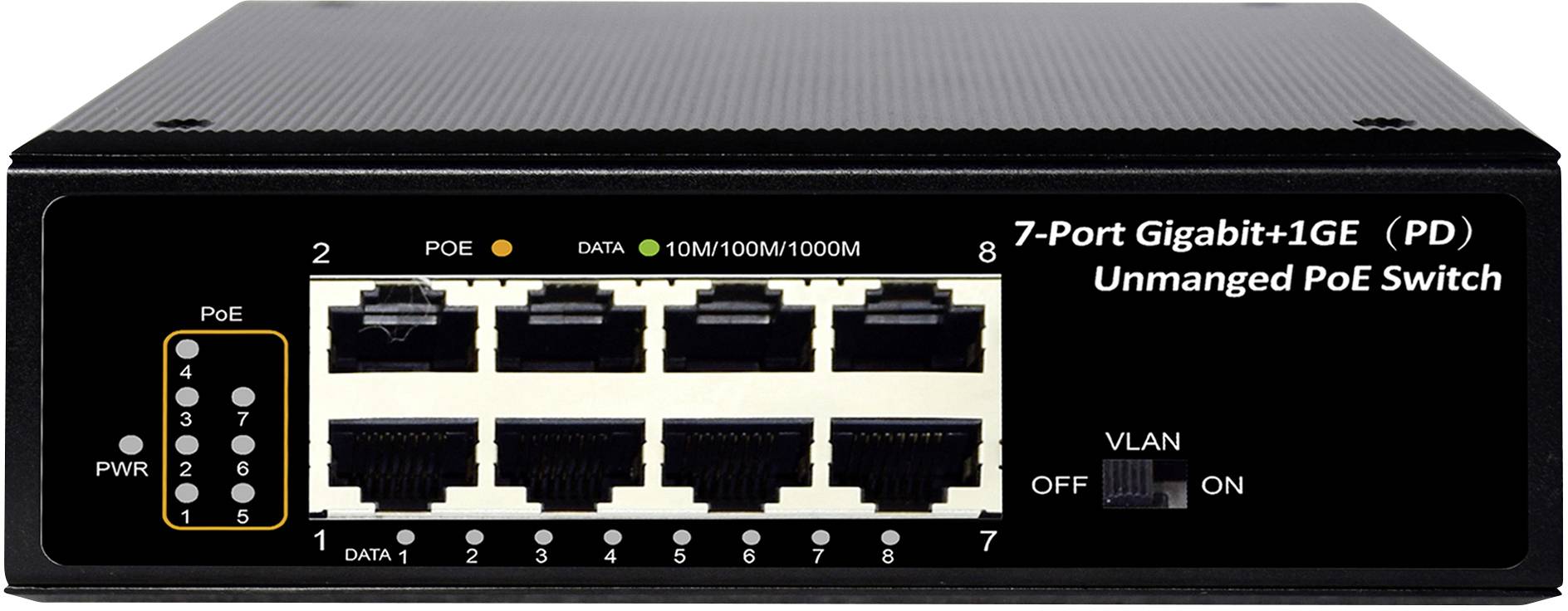 Digitus DN-651113 Industrial Ethernet Switch 10 / 100 / 1000 MBit/s IEEE 802.3af (12.95 W), IEEE 802.3at (25.5 W)