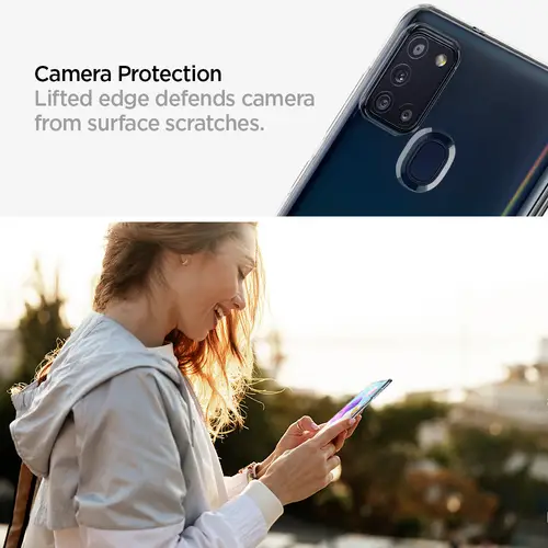 Spigen Liquid Case Samsung Galaxy A21s Transparent ACS00975 Spigen Liquid Case Samsung Galaxy A21s Transparent ACS00975